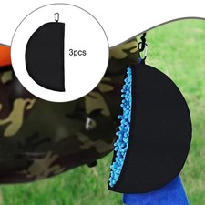 3 Pieces Flying Disc Golf Cleaning Sleeves Tool Accessory with Microfiber