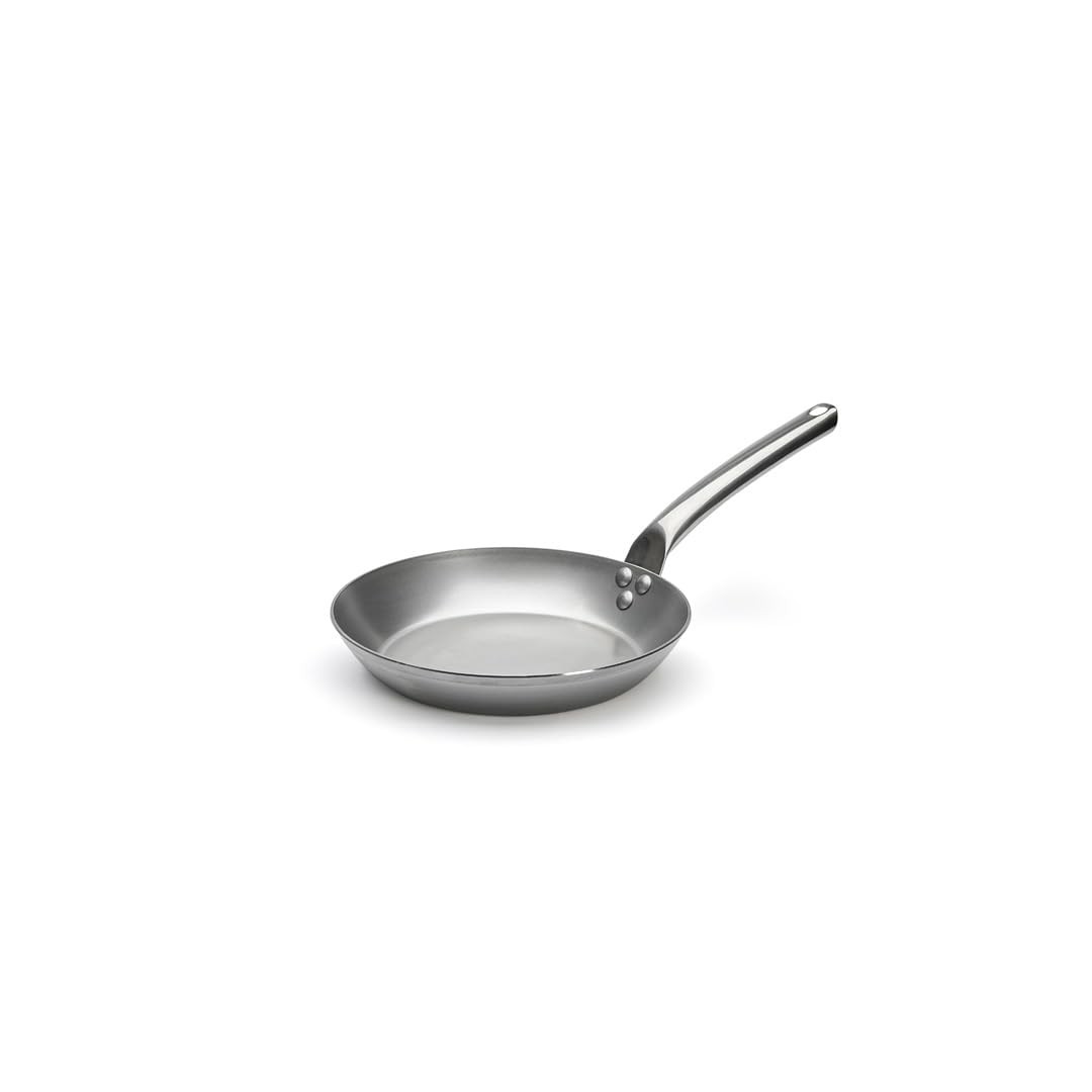 Poêle en tôle d'acier carbone Carbone Plus 24cm à haute conductivité thermique