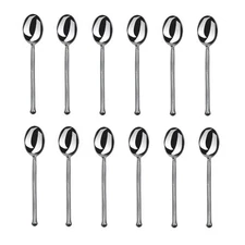 Gourmet Settings Exotique Platinum 18/10 Stainless Teaspoon (Set of Twelve)