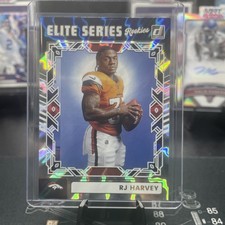 RJ Harvey Elite Series Rookies 2025 Panini Donruss RC Broncos ESR-RHY