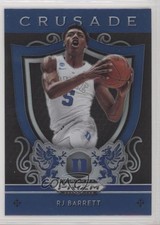 2019-20 Panini Prizm Draft Picks Crusade Blue Prizm RJ Barrett #72 y5m
