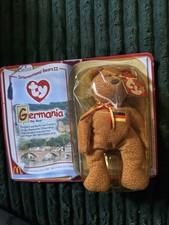 Germania The Bear Teenie Beanie Perfect Condition Never Opened with Tag