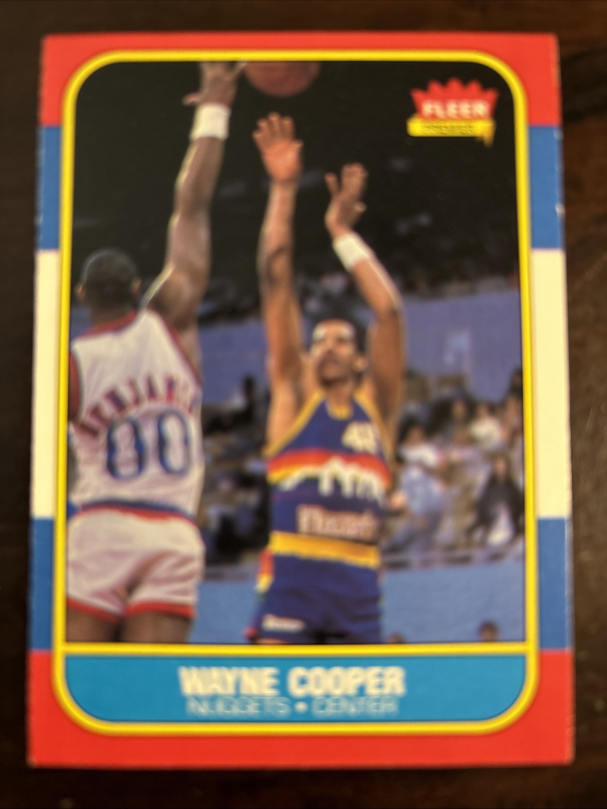 1986-87 Fleer - Wayne Cooper #18 - Basketball- New York Knicks