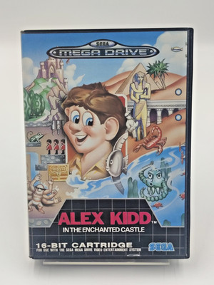  Videospiel Videogame Sega Sega Mega Drive Alex Kidd in the Enchanted Castle 