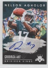 2015 Panini Gridiron Kings Gridiron Art 35/49 Nelson Agholor #GA-NA Auto 0b0