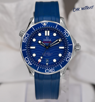 Omega Seamaster Diver 300M, Blue Dial, 210.32.42.20.03.001  display picture 3