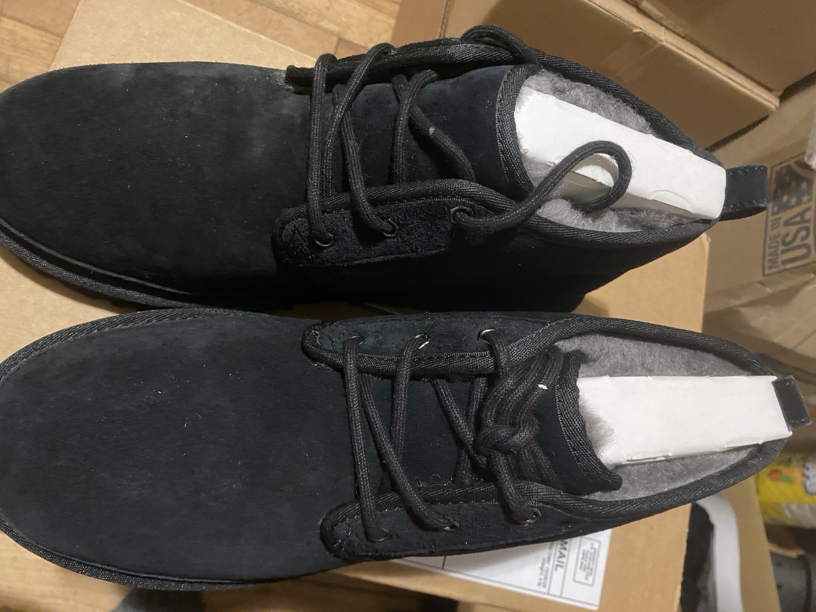 UGG Men's Neumel Chukka Boots in Black - Size 11 for Comfort