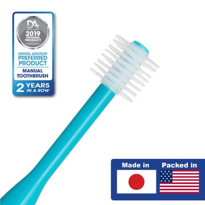 Brilliant Oral Care Child Toothbrush | Soft Bristles, Round Head, Ages 2-5