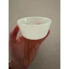 Vintage Anchor Hocking Fire King Milk Glass Custard Cup Ramekin 6oz Made in USA