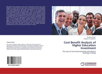 Cost Benefit Analysis of Higher Education Investment Thadeus Rugar