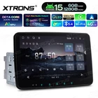 Android 15 Double DIN Car Stereo 10.1 QLED Touchscreen GPS Nav WIF6 BT5.4 6+128G