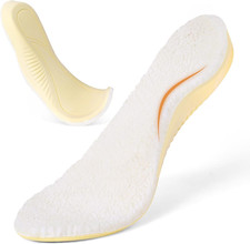 Sheepskin Insoles Women Men Wool Insoles with Arch Support, Fleece Boot Inserts