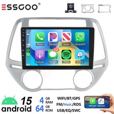 Android 15 Apple Carplay Autoradio Für Hyundai i20 PB 2012-2014 GPS NAVI BT +Kam