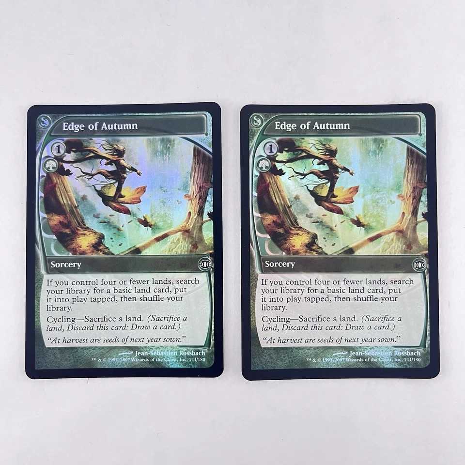MTG Edge Of Autumn Future Sight X2 Foil Magic The Gathering TCG Cards - Image 2 of 4