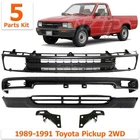 New Front Bumper n Grille Assembly w Bracket Kit For 1989-1991 Toyota Pickup 2WD