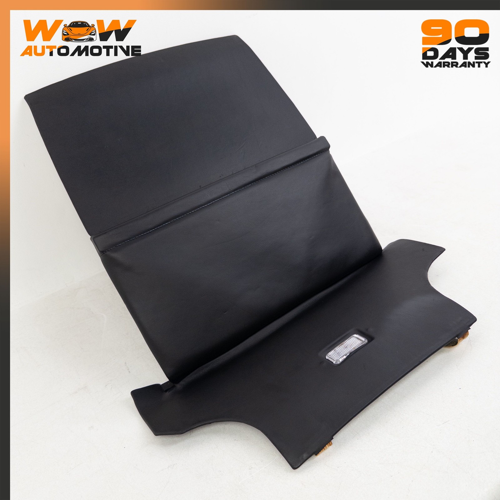 06-13 BENTLEY CONTINENTAL FLYING SPUR FRONT RIGHT SEAT BACK PANEL COVER BLACK OE