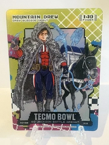 Bo Jackson Battle Arena Tecmo #RD458 Mountain Drew 80s Rad Ice Drew Bledsoe SP