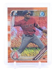 GERALDO PERDOMO 2019 BOWMAN CHROME ORANGE SHIMMER 1ST PROPSECT /25 Q3668