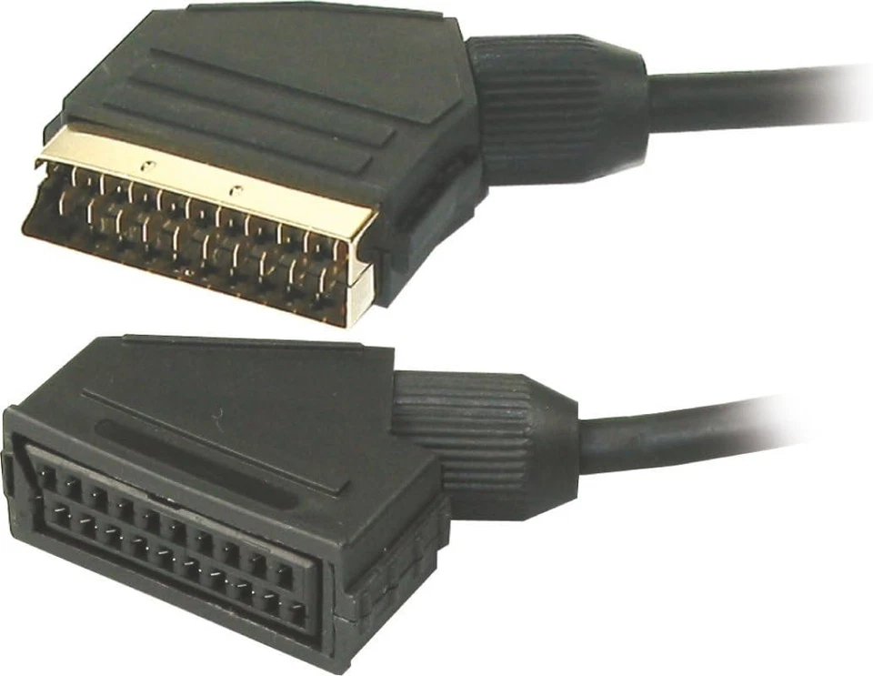 SDOPPIATORE SCART 21 PIN DA 1.5M ESTENSIBILE CONNETTORE MASCHIO A SCART FEMMINA - Immagine 2 di 2