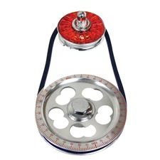 Degree Crank Pulley Kit, Red Letters, Standard Diameter Dunebuggy & VW