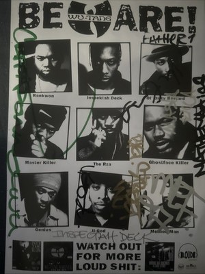 Wu-Tang Clan Autogramme Original Signed