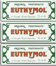  Euthymol Original Toothpaste 75ml X 3 tubes  53.11 per litre
