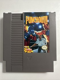 Punch-Out (Nintendo, NES) Cart, Manual & Sleeve - Tested
