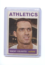 1964 Topps Rocky Colavito Kansas City Athletics #320 🚀😳💥 Original