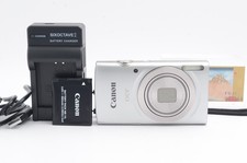 Canon IXY 200 Silver 20MP 8x Zoom 28mm Wide Compact Digital Camera English OK