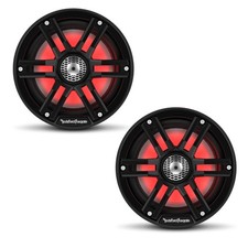 Rockford Fosgate M2-65B 6.5" Marine Speakers - 150W RMS - Black/S.S. Grilles