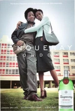 Tanqueray London Dry Gin Vintage 1999 Promo Advertising Postcard