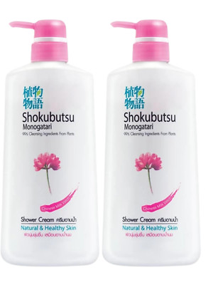 Shokubutsu Monogatari Shower Cream Chinese Milk Vetch 500 ml x 2