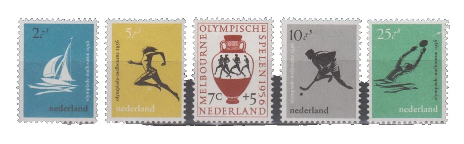 Dutch Olympics Stamps