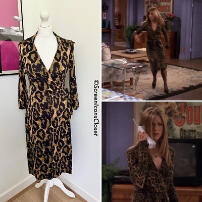 rachel green leopard dress Diane Von Furstenberg Print As Seen On Tiffany