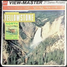 Yellowstone North National Park Wyoming 3d View-Master 3 Reel Packet NEW SEALED
