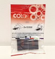Image of Colop E/200/2 Replacement Ink Pads Blue/Red Pack of 2, 107113, S260 S260/L etc.