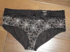 TORRID MID RISE CHEEKY LACE TRIM BLACK SPIDERWEBS PANTIES SIZE 2 2X/ 18-20 NEW
