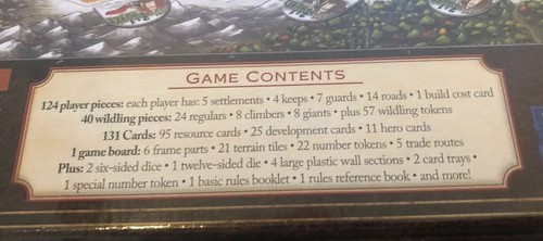 Settlers of Catan Game of Thrones "Brotherhood of the Watch" Game NEW SEALED - Picture 4 of 7