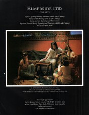1985 A AD ELMERSIDE ART GALLERY KNIGHTON WARREN EGYPTIAN 