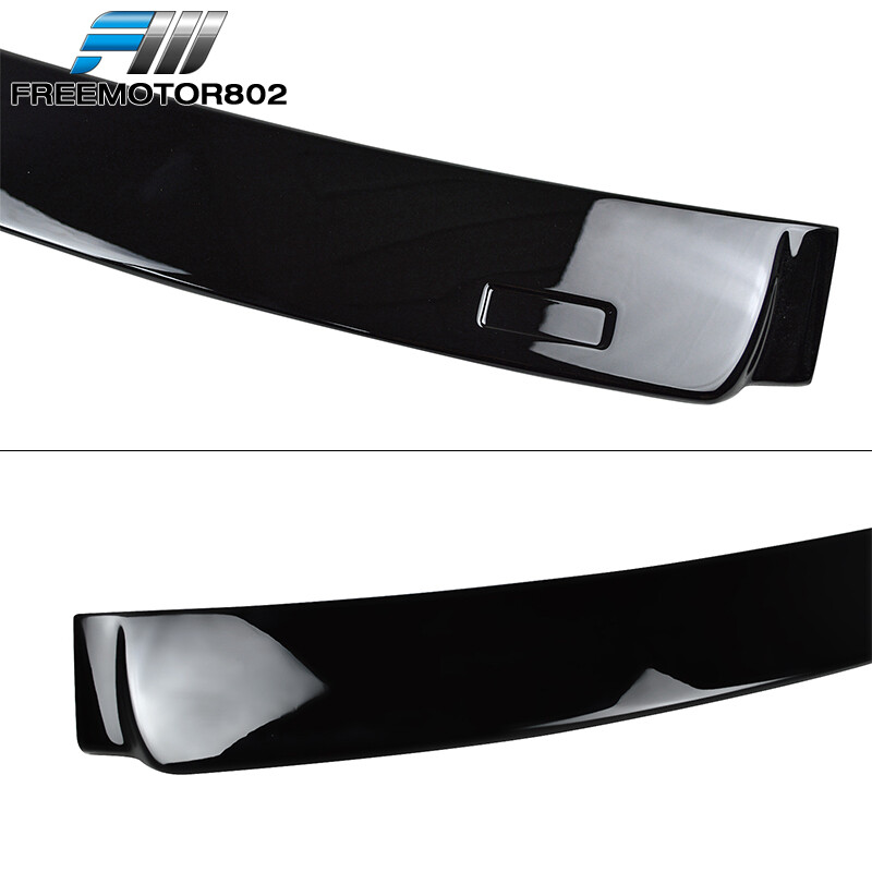 Fits 12-18 BMW F30 3 Series AC Style Gloss Black Window Roof Spoiler Wing ABS