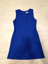 FLAWS Eliza J Dress Sheath Floral Crochet Lace Blue Women Size 8