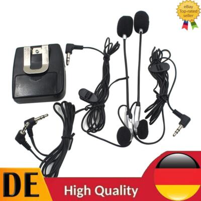 Motorcycle Helmet Intercom Rider to Passenger Wired Headset Communication System