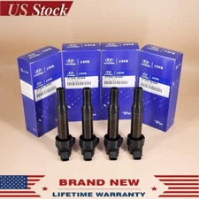 4x Genuine 27300-2E000 Ignition Coil For 2001-17 Hyundai Elantra Kia Soul UF651