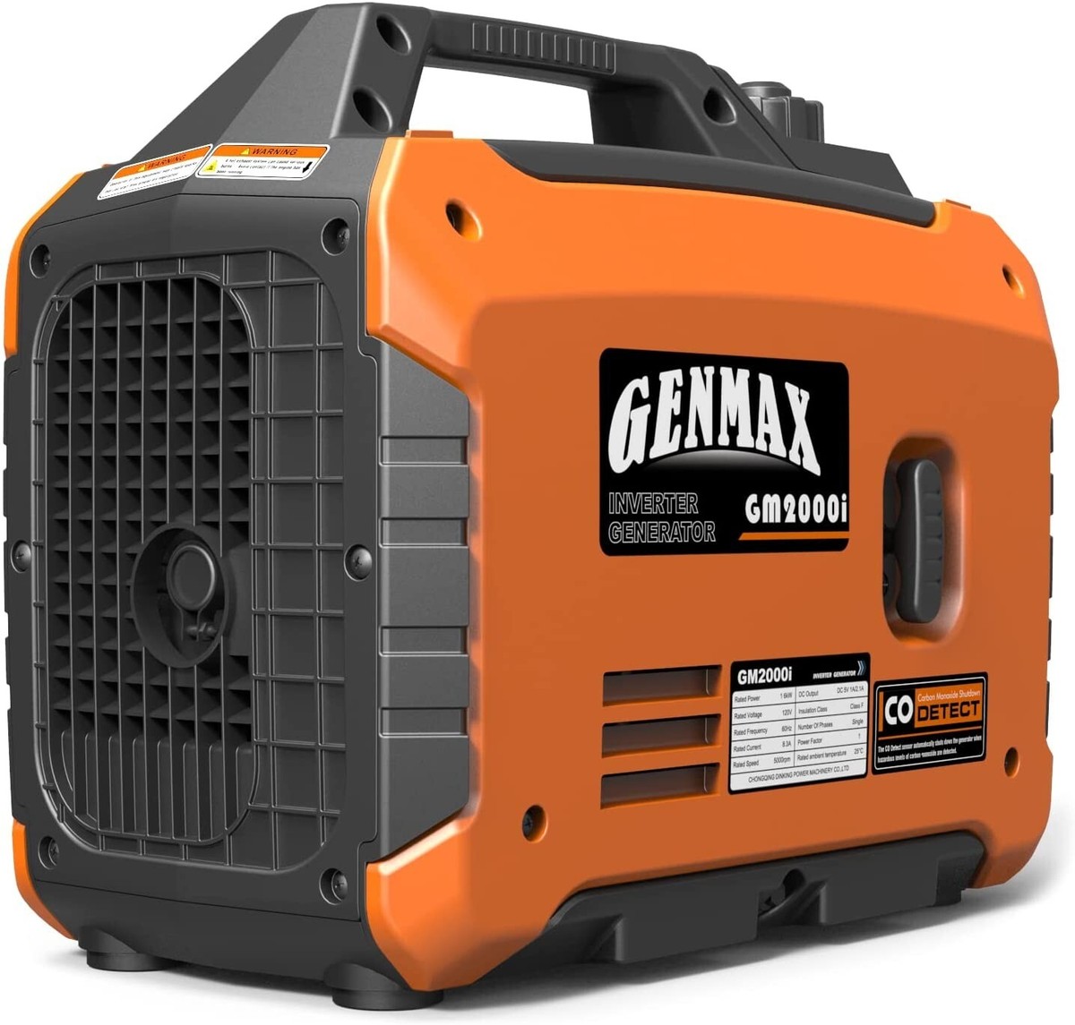 GENMAX 2,000-W Super Quiet Portable Gas Powered Inverter Generator
