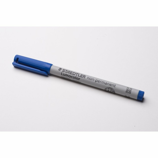 1PC Staedtler Lumocolor NonPermanent M Blue MARKER BLUE, 3153, Water