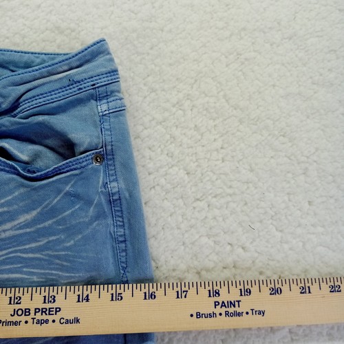 Bongo Jeans Womens Juniors 5 Blue Ankle Stretch Denim Light 28 - Picture 6 of 12