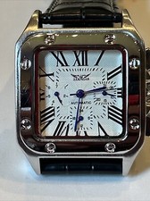 Jaragar Automatic Stainless Steel Leather Strap Skeleton Sports Watch