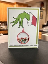 Card Kit Stampin' Up! The Grinch Christmas Shaker Card