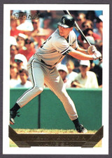 1993 Topps Gold Baseball Robin Ventura Chicago White Sox Base Card #770