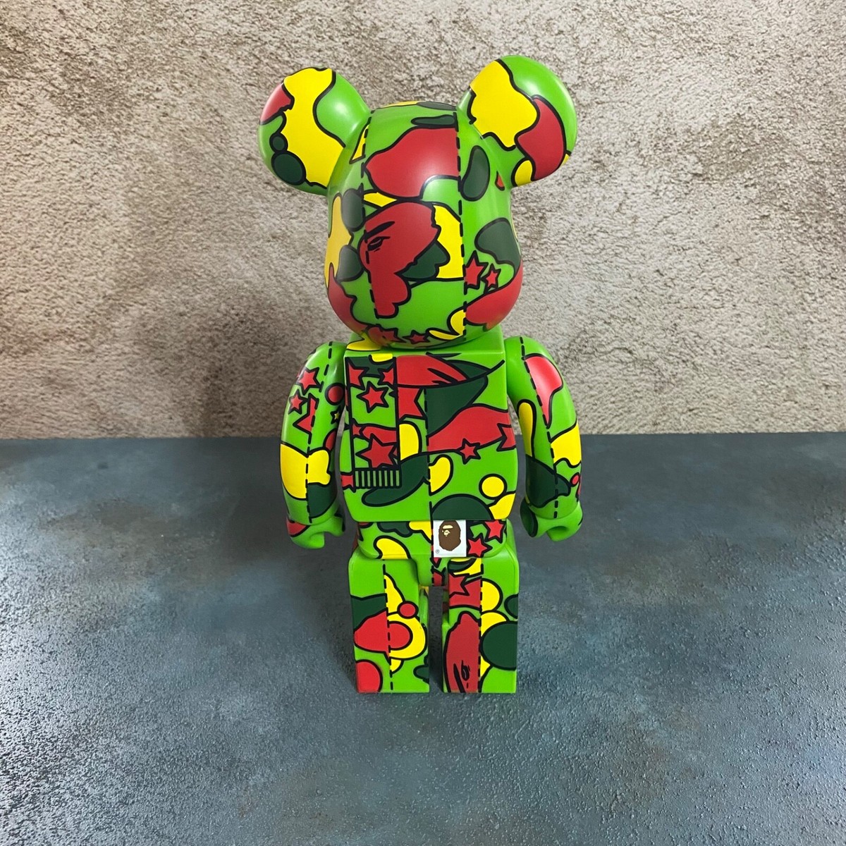 BE@RBRICK BAPE GALLERY BAPE PLAY Psyche Camo 400% 2003